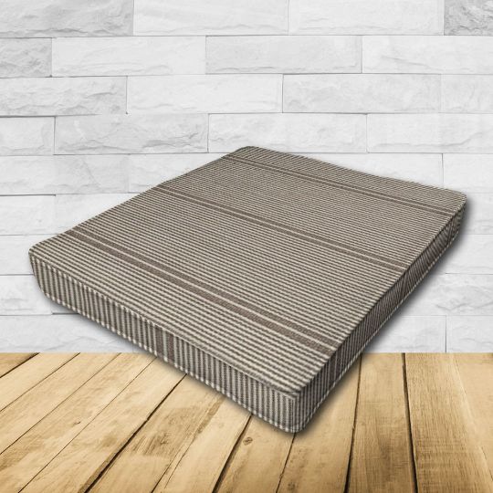 	Patio Dining Chair Seat Cushion Boxed Style - - Custom outdoor patio furniture cushions from Cascadia Outdoor Cushions in Sunbrella Fabric