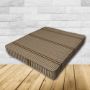 	Patio Dining Chair Seat Cushion Boxed Style - - Custom outdoor patio furniture cushions from Cascadia Outdoor Cushions in Sunbrella Fabric