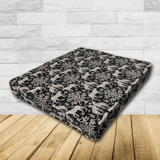 	Patio Dining Chair Seat Cushion Boxed Style - - Custom outdoor patio furniture cushions from Cascadia Outdoor Cushions in Sunbrella Fabric