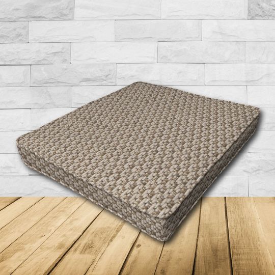 	Dining Chair Seat Cushion Boxed Style - - Custom outdoor patio furniture cushions from Cascadia Outdoor Cushions in Sunbrella Fabrics