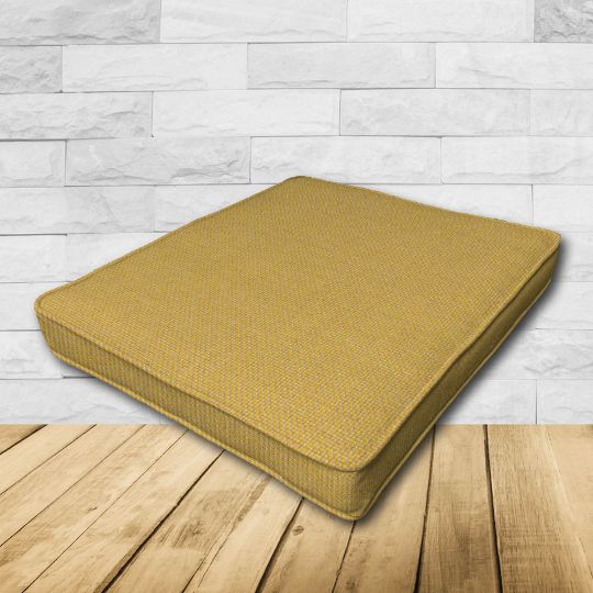 Dining Chair Seat Cushion Boxed Style - - Custom outdoor patio furniture cushions from Cascadia Outdoor Cushions in Sunbrella Fabrics