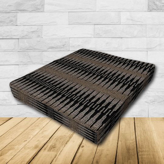 Dining Chair Seat Cushion Boxed Style - - Custom outdoor patio furniture cushions from Cascadia Outdoor Cushions in Sunbrella Fabrics
