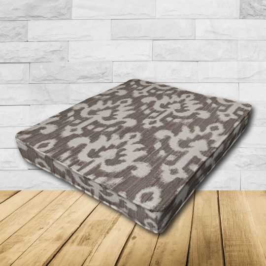 Dining Chair Seat Cushion Boxed Style - - Custom outdoor patio furniture cushions from Cascadia Outdoor Cushions in Sunbrella Fabrics