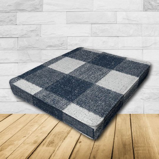 	Patio Dining Chair Seat Cushion Boxed Style - - Custom outdoor patio furniture cushions from Cascadia Outdoor Cushions in Sunbrella Fabric
