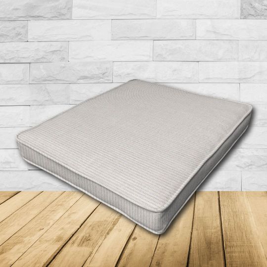 Dining Chair Seat Cushion Boxed Style - - Custom outdoor patio furniture cushions from Cascadia Outdoor Cushions in Sunbrella Fabrics