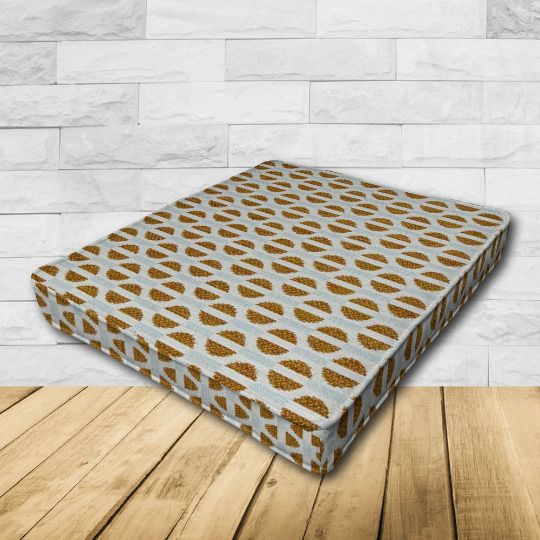 Dining Chair Seat Cushion Boxed Style - - Custom outdoor patio furniture cushions from Cascadia Outdoor Cushions in Sunbrella Fabrics