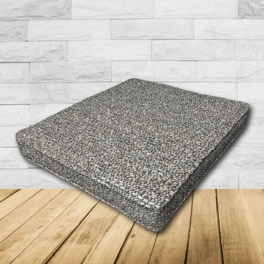 Dining Chair Seat Cushion Boxed Style - - Custom outdoor patio furniture cushions from Cascadia Outdoor Cushions in Sunbrella Fabrics