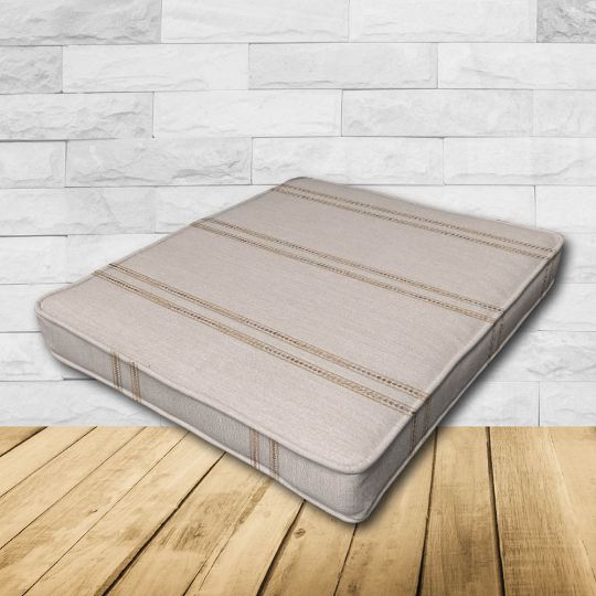	Dining Chair Seat Cushion Boxed Style - - Custom outdoor patio furniture cushions from Cascadia Outdoor Cushions in Sunbrella Fabrics