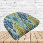 Richloom Solarium Paso Caribe Boxed Patio Contoured Dining Chair Seat Cushions –Wicker Chair Cushions