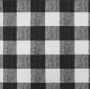 Richloom Solarium Patterson Black Boxed Patio Contoured Dining Chair Seat Cushions –Wicker Chair Cushions