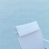 Outdoor Head Rest Pillow in Canvas Air Blue – Sunbrella® – 19"x8"