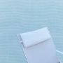 Outdoor Head Rest Pillow in Canvas Air Blue – Sunbrella® – 19"x8"