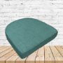 Richloom Solarium Rave Breeze Boxed Patio Contoured Dining Chair Seat Cushions –Wicker Chair Cushions
