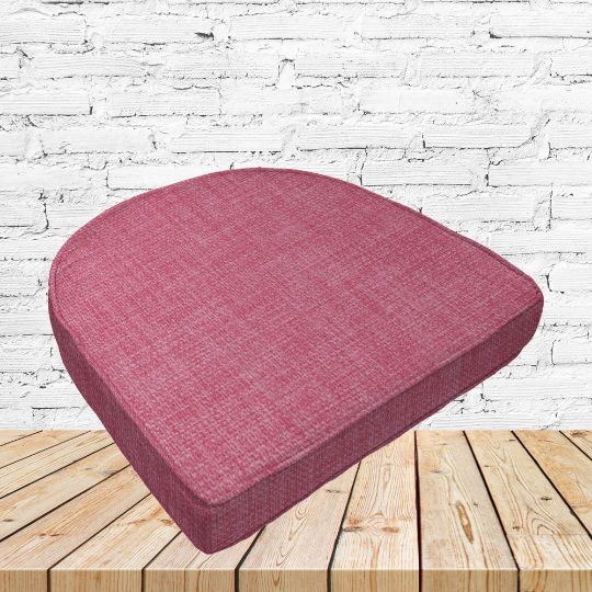 Richloom Solarium Rave Tulip Boxed Patio Contoured Dining Chair Seat Cushions –Wicker Chair Cushions