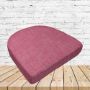 Richloom Solarium Rave Tulip Boxed Patio Contoured Dining Chair Seat Cushions –Wicker Chair Cushions