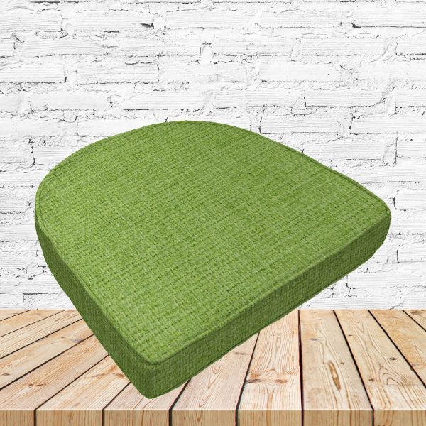 Richloom Solarium Rave Willow Boxed Patio Contoured Dining Chair Seat Cushions –Wicker Chair Cushions