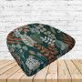Richloom Solarium Windcrest Spruce Boxed Patio Contoured Dining Chair Seat Cushions –Wicker Chair Cushions