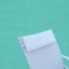 Outdoor Head Rest Pillow in Bliss Breeze – Sunbrella® – 19"x8"