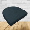 Wicker Patio Chair Cushions with a rounded back Boxed Double Piped Patio Dining Chair Seat Pad or Seat Cushion from Cascadia Outdoor Cushions