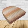 Wicker Patio Chair Cushions with a rounded back Boxed Double Piped Patio Dining Chair Seat Pad or Seat Cushion from Cascadia Outdoor Cushions