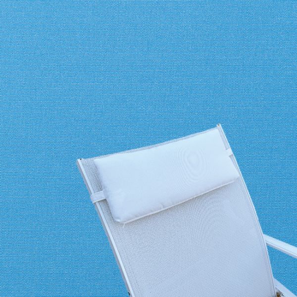 Outdoor Head Rest Pillow in Canvas Capri – Sunbrella® – 19"x8"