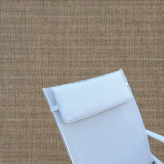 Outdoor Head Rest Pillow in Canvas Flint– Sunbrella® – 19"x8"