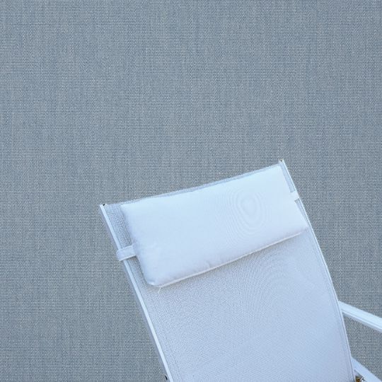 Outdoor Head Rest Pillow in Canvas Haze– Sunbrella® – 19"x8"