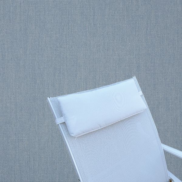 Outdoor Head Rest Pillow in Canvas Haze– Sunbrella® – 19"x8"