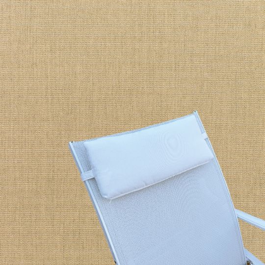 Outdoor Head Rest Pillow in Canvas Heather Beige – Sunbrella® – 19"x8"
