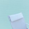 Outdoor Head Rest Pillow in Canvas Mineral Blue – Sunbrella® – 19"x8"