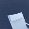Outdoor Head Rest Pillow in Canvas Navy – Sunbrella® – 19"x8"