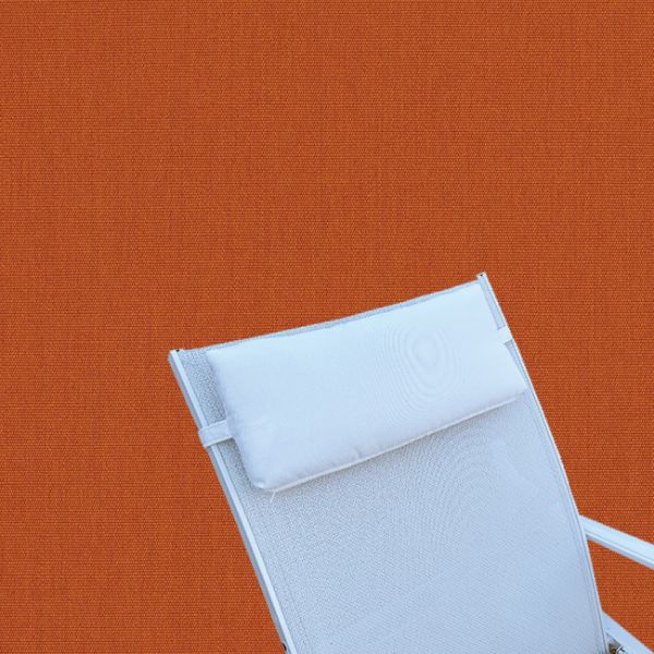 Outdoor Head Rest Pillow in Canvas Rust – Sunbrella® – 19"x8"