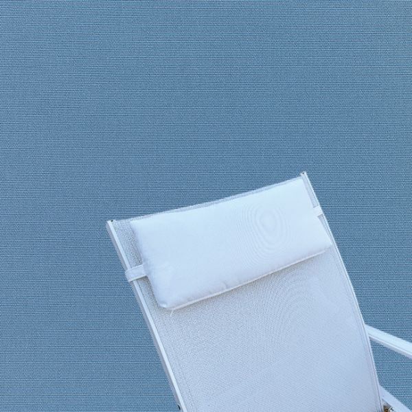 Outdoor Head Rest Pillow in Canvas Sapphire – Sunbrella® – 19"x8"