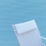 Outdoor Head Rest Pillow in Canvas Sky Blue – Sunbrella® – 19"x8"