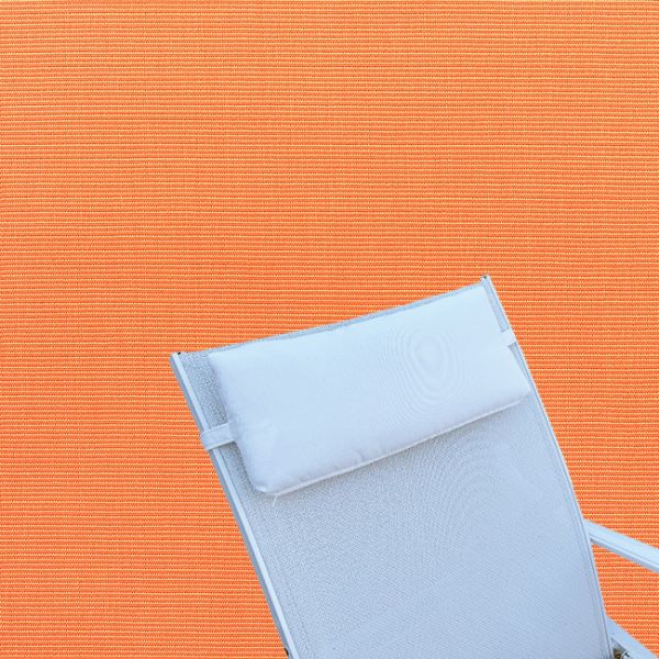 Outdoor Head Rest Pillow in Canvas Tangerine – Sunbrella® – 19"x8"