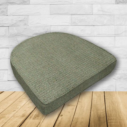 Dining Chair Seat Cushion Boxed Style - - Custom outdoor patio furniture cushions from Cascadia Outdoor Cushions in Sunbrella Fabrics