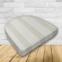 Wicker Patio Chair Cushions with a rounded back Boxed Double Piped Patio Dining Chair Seat Pad or Seat Cushion from Cascadia Outdoor Cushions