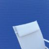 Outdoor Head Rest Pillow in Canvas True Blue – Sunbrella® – 19"x8"