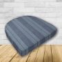 Wicker Patio Chair Cushions with a rounded back Boxed Double Piped Patio Dining Chair Seat Pad or Seat Cushion from Cascadia Outdoor Cushions