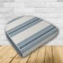 Wicker Patio Chair Cushions with a rounded back Boxed Double Piped Patio Dining Chair Seat Pad or Seat Cushion from Cascadia Outdoor Cushions