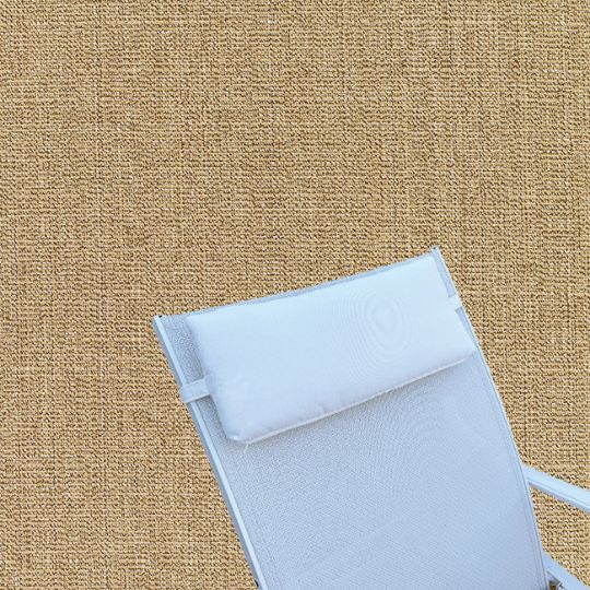 Outdoor Head Rest Pillow in Linen Sesame – Sunbrella® – 19"x8"