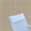 Outdoor Head Rest Pillow in Linen Stone – Sunbrella® – 19"x8"