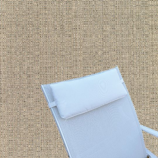 Outdoor Head Rest Pillow in Linen Stone – Sunbrella® – 19"x8"