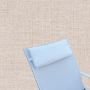 Outdoor Head Rest Pillow in Marvel Linen – Sunbrella® – 19"x8"
