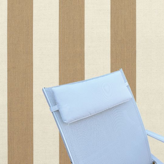 Outdoor Head Rest Pillow in Marvel Heather Beige – Sunbrella® – 19"x8"