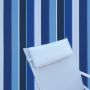 Outdoor Head Rest Pillow in Milano Cobalt– Sunbrella® – 19"x8"
