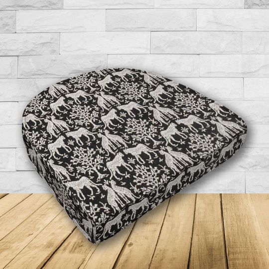 Wicker Patio Chair Cushions with a rounded back Boxed Double Piped Patio Dining Chair Seat Pad or Seat Cushion from Cascadia Outdoor Cushions