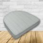 Wicker Patio Chair Cushions with a rounded back Boxed Double Piped Patio Dining Chair Seat Pad or Seat Cushion from Cascadia Outdoor Cushions