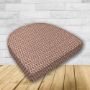 Wicker Patio Chair Cushions with a rounded back Boxed Double Piped Patio Dining Chair Seat Pad or Seat Cushion from Cascadia Outdoor Cushions
