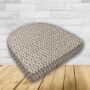Wicker Patio Chair Cushions with a rounded back Boxed Double Piped Patio Dining Chair Seat Pad or Seat Cushion from Cascadia Outdoor Cushions